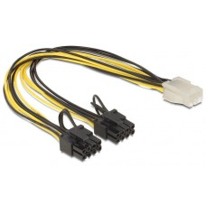 Maitinimo kabelis PCI Express 6pin > 2 x 8pin